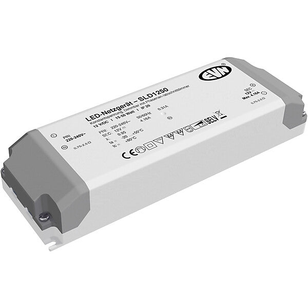 EVN-Lichttechnik LED-Netzgerät 12V/DC 15-50W IP20 SLD1250